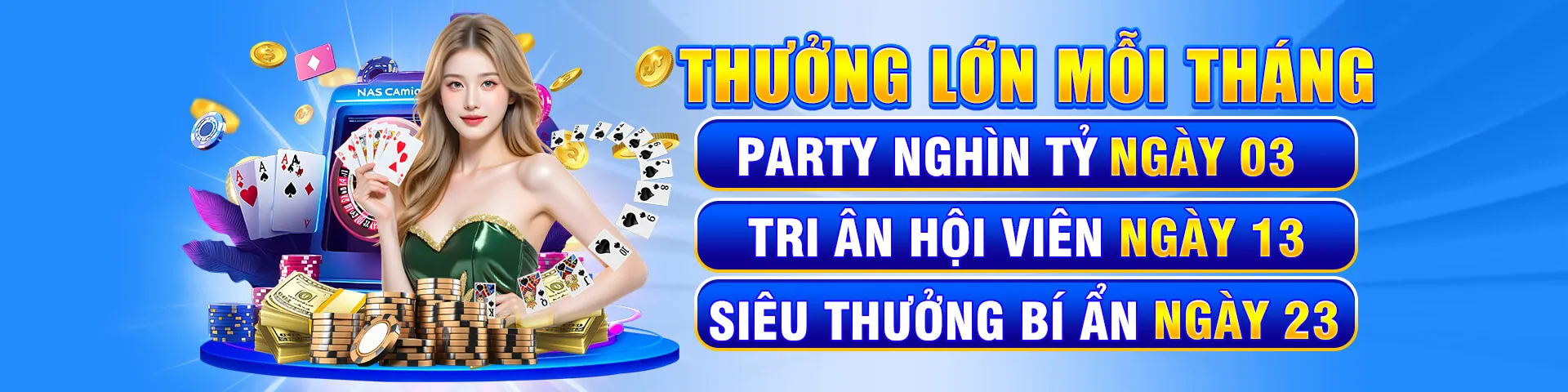 Bàn Baccarat Trực Tuyến 33bet Casino với Dealer Xinh Đẹp